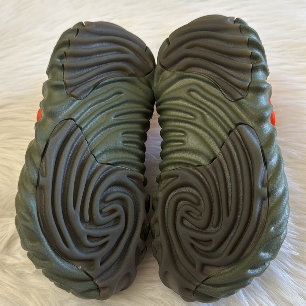Crocs x Salehe Bembury Pollex Clog Army Green Slip Ons Womens 6 Men’s 4 - Picture 10 of 14